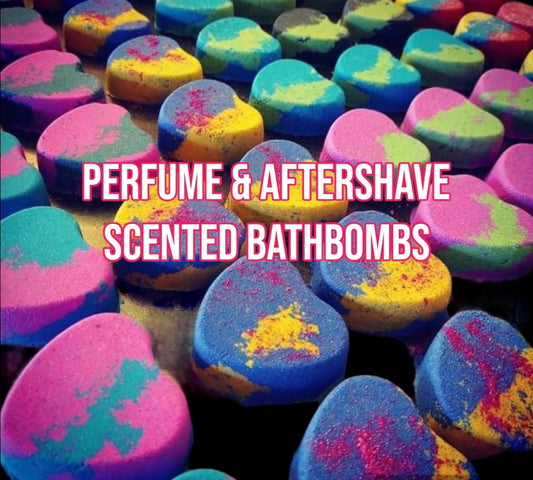 Perfume & Aftershave Scented Bathbombs. NEW* (Pack of 2)