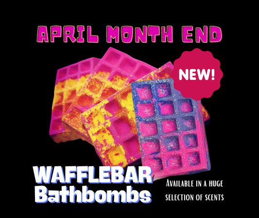 APRIL NEW PRODUCT - WAFFLEBAR BATHBOMBS (Pack of 2)