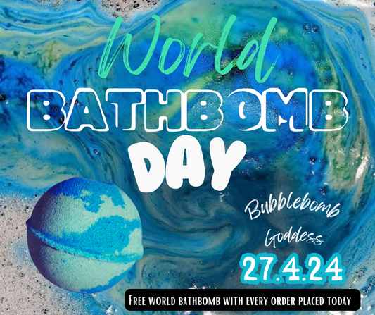 FREE WORLD BATHBOMB DAY World Bathbomb - Only one per order 27.4.24 SPECIAL OFFER