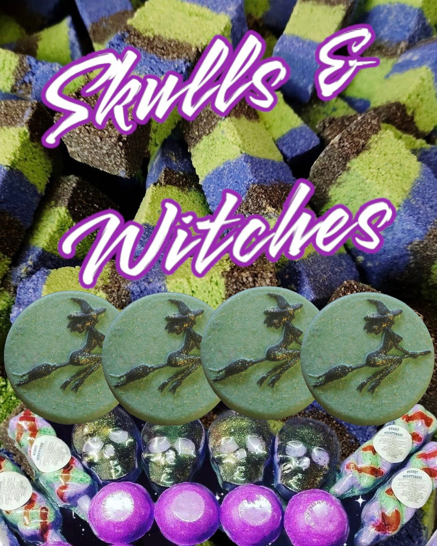 Skulls & Witches - Wholesale Pack - Bubbles & The Witch